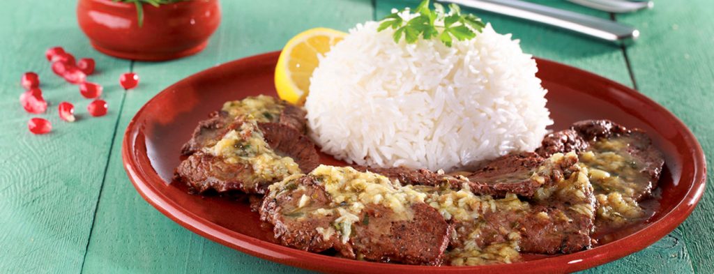 Meals - Beef Steak Mtaffayeh - Roman Zaman Restaurant Mississuaga