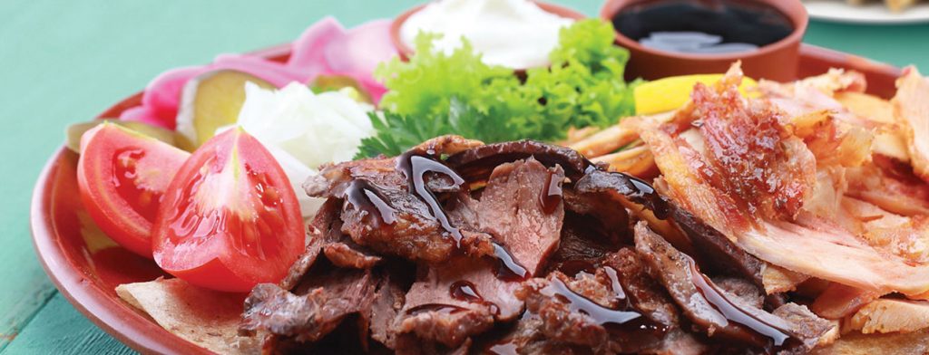 Shawarma - Beef Shawarma Platter - Roman Zaman Restaurant Mississuaga